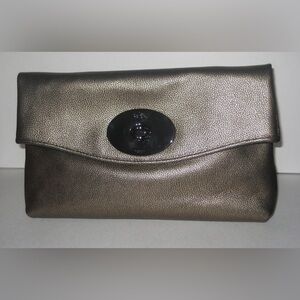 ✨Coach Leather Gold Metallic handbag